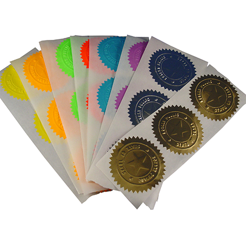 Self-adhesive Utah Foil Notary Seals