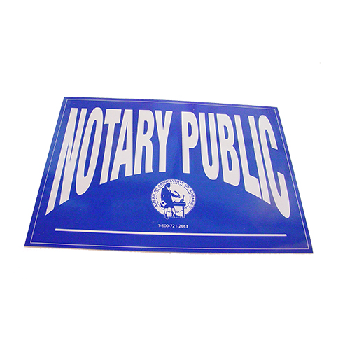 Utah Notary Public Decals